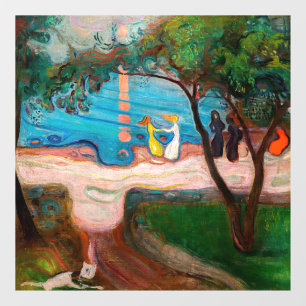Vinilos Para Cristales Edvard Munch - Baile en la playa