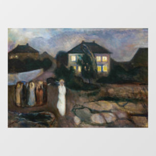 Vinilos Para Cristales Edvard Munch - La tormenta