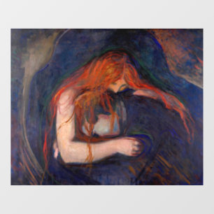 Vinilos Para Cristales Edvard Munch - Vampiro / Amor y dolor
