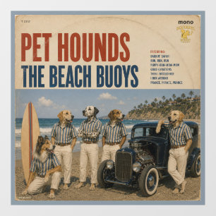 Vinilos Para Cristales El Álbum de Beach Buoys: una parodia