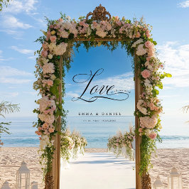 Vinilos Para Cristales ¡El amor es todo lo que necesitas! Elegante, boda