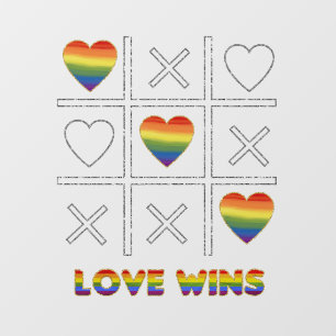 Vinilos Para Cristales El amor LGBT gana