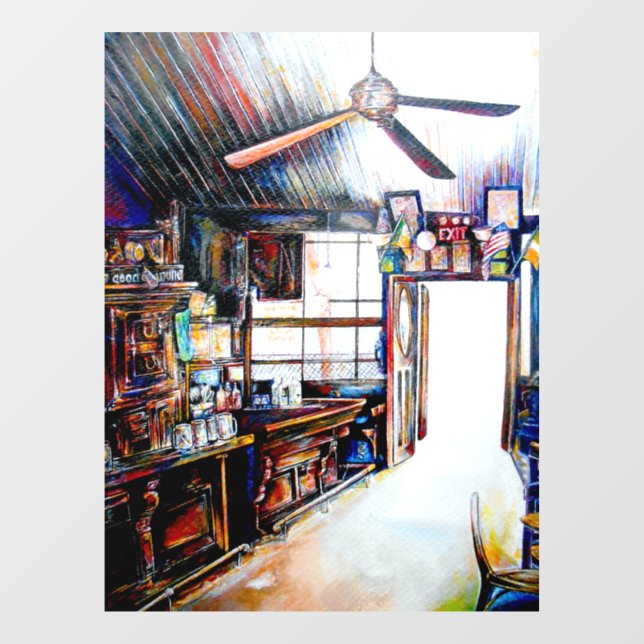 Vinilos Para Cristales El amor no es una pared, es un puente (Hoja)