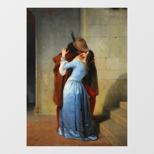 Vinilos Para Cristales El beso Francesco Hayez (Hoja)