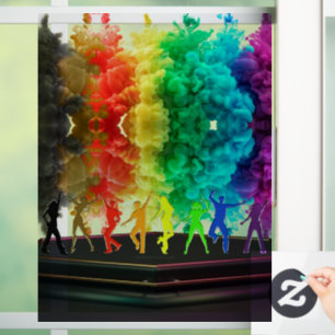 Vinilos Para Cristales El Orgullo de Baile de SlipperyJoe Sombra a los re