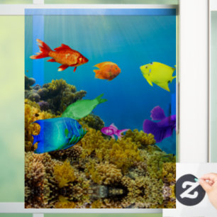 Vinilos Para Cristales El orgullo de los peces de SlipperyJoe es púrpura
