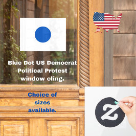Vinilos Para Cristales El Punto Azul Demócrata Estadounidense apoya la pr