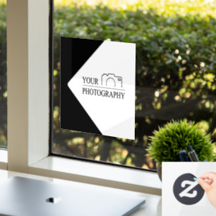 Vinilos Para Cristales Elegante boda Añadir fotografía personalizada