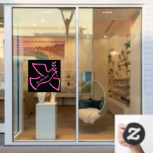 Elegante foto de la placa de bienvenida de pájaros