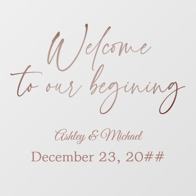 Vinilos Para Cristales Elegante guión caligráfico simple bohemio moderno (Hoja)