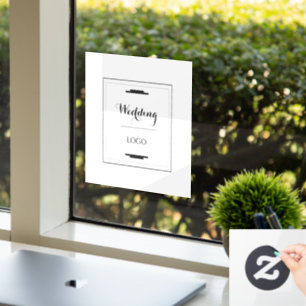 Vinilos Para Cristales Elegante Regalo Personalizado de Boda Moderno Pers