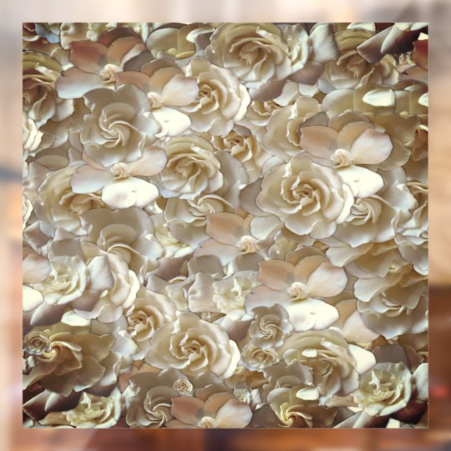 Vinilos Para Cristales Elegante Rosa floral Petal (Hoja 2)