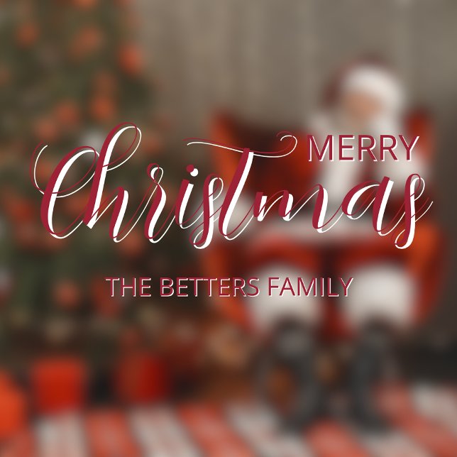 Vinilos Para Cristales Elegantes Navidades de Berry Sencillos y Limpios (Subido por el creador)