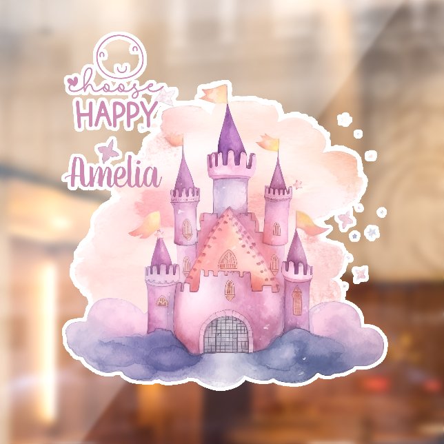 Vinilos Para Cristales Elegir Personalizable feliz (Hoja 2)