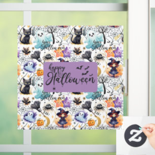 Vinilos Para Cristales Encantadora ventana de Halloween