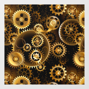 Vinilos Para Cristales Engranajes de latón Steampunk perfectos