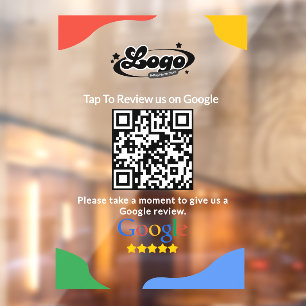 Vinilos Para Cristales Enlace de código QR para reseña de Google