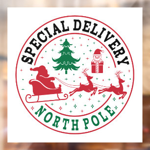 Vinilos Para Cristales Entrega especial Navidades del Polo Norte