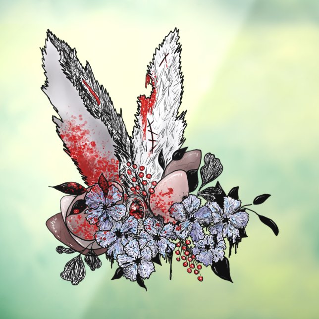 Vinilos Para Cristales Escándalo de los conejitos de Pascua (Hoja 3)