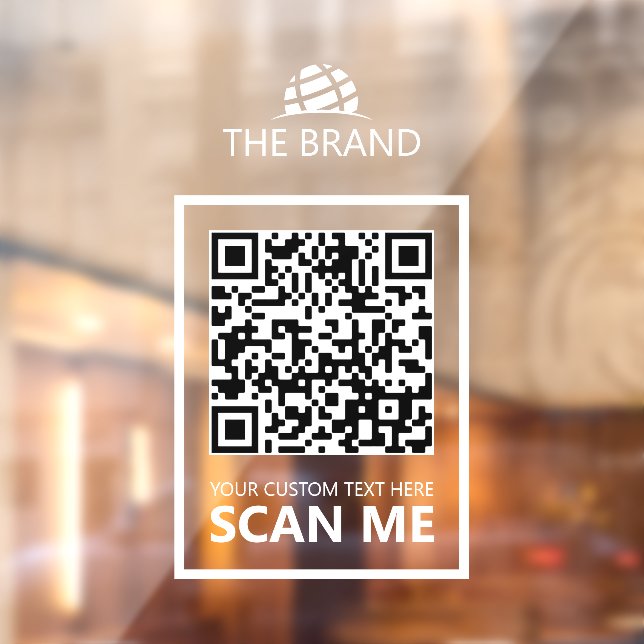 Vinilos Para Cristales Escaneo de código QR para empresas (Hoja 2)