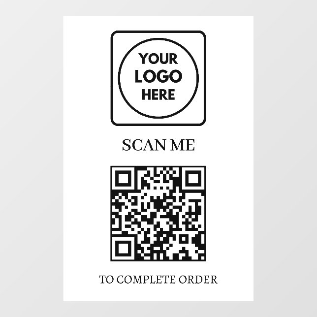 Vinilos Para Cristales Escaneo de código QR para pedir | Visualización de (Hoja)