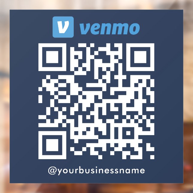 Vinilos Para Cristales Escaneo de pago de código QR de Venmo para pagar a (Hoja 2)