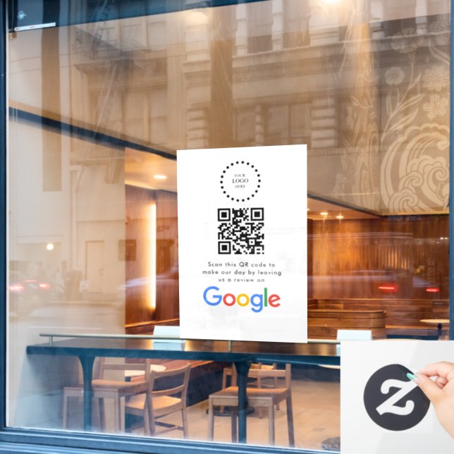 Vinilos Para Cristales escaneo del sitio web de reseñas de Google del log (Ventana de cafetería)