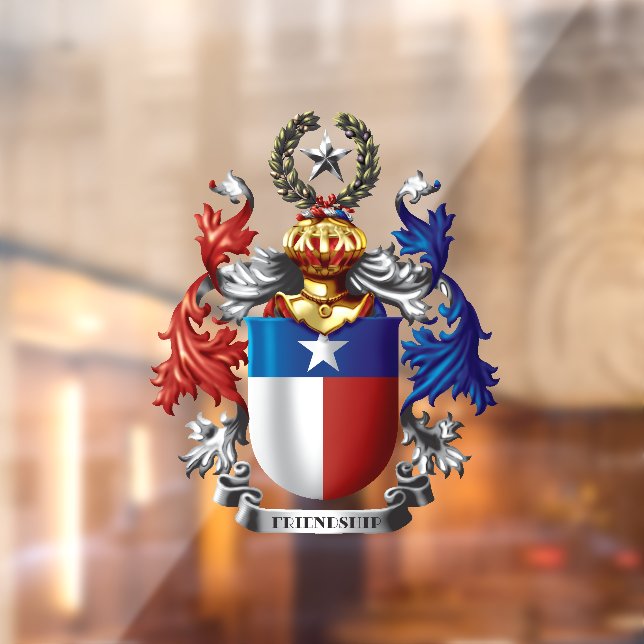 Vinilos Para Cristales Escudo de armas de Texas (Hoja 2)