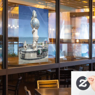 Vinilos Para Cristales Escultura para los habitantes marinos