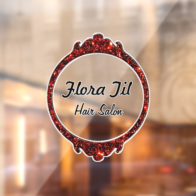 Vinilos Para Cristales Espejo elegante personalizado (Hoja 2)