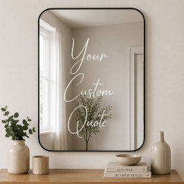 Vinilos Para Cristales Espejo Personalizado con Texto - Espejo Personaliz