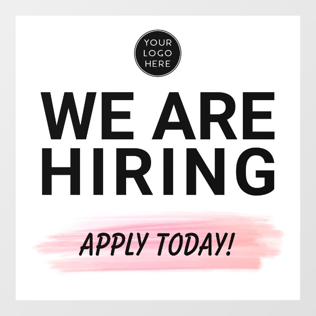 Vinilos Para Cristales Estamos Contratando Para Aplicar Negocios Hoy (Hoja)