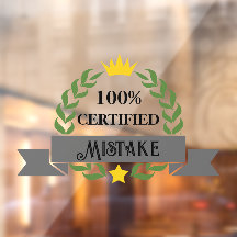 Estandarte Retro de Error Certificado Personalizab