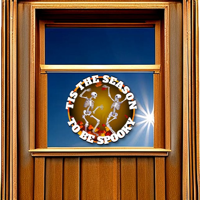 Vinilos Para Cristales Este es el Skeletons feliz de la temporada (Subido por el creador)