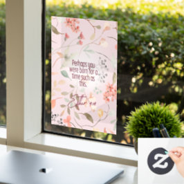 Vinilos Para Cristales Esther 4:14 Biblia cristiana versus arte