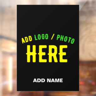 VINILOS PARA CRISTALES ESTILIZADO MODERNO PERSONALIZABLE NEGRO VERIFICADO