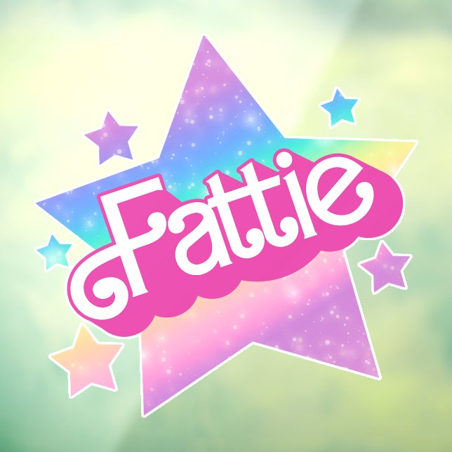 Vinilos Para Cristales Estrella de nostalgia del arco iris retro 90 de ta (Hoja 3)