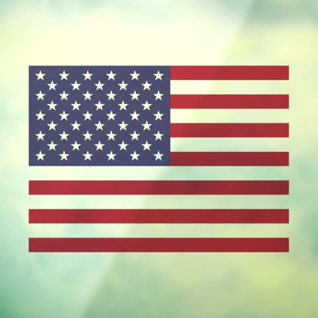 Vinilos Para Cristales Estrellas Y Bandera De Rayas Rojas Y Azules (Hoja 3)