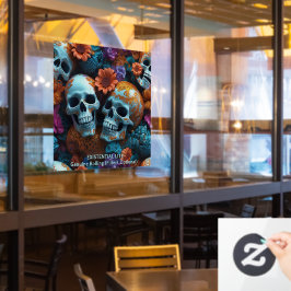 Vinilos Para Cristales EXISTENCIAL LITE Memento Mori Lovers Skulls