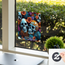 Vinilos Para Cristales EXISTENCIAL LITE Memento Mori Lovers Skulls