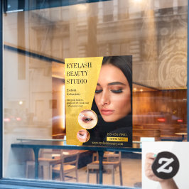 Vinilos Para Cristales Extensiones Eyelash personalizar Studio Business F