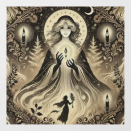 Vinilos Para Cristales Fantasma de Navidades en la pasada vela