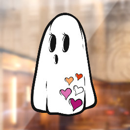 Vinilos Para Cristales Fantasma del Orgullo Lesbiano