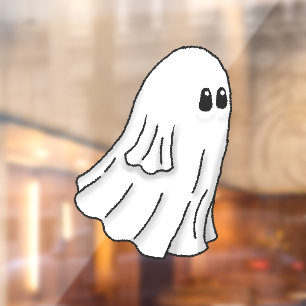 Vinilos Para Cristales Fantasma espeluznante de Halloween