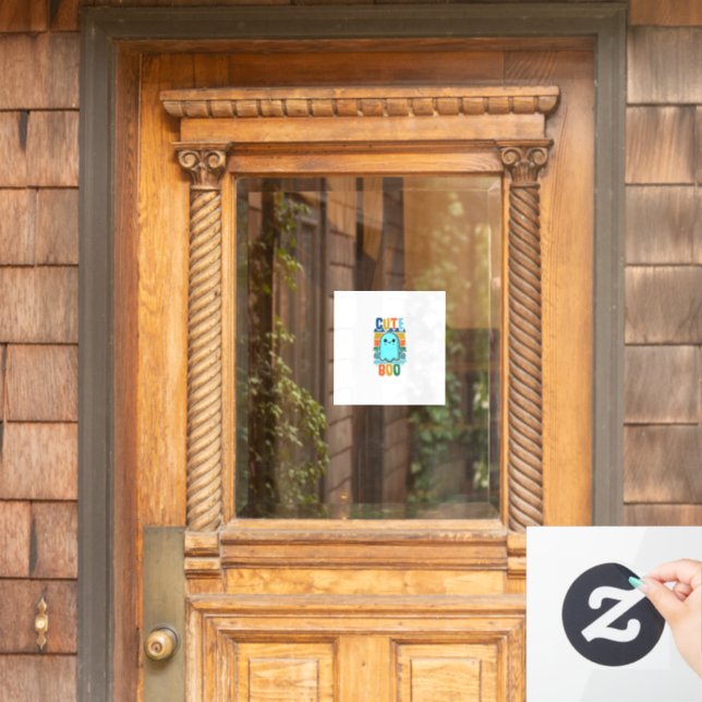 Vinilos Para Cristales Fantasma retro vintage (Puerta de casa)