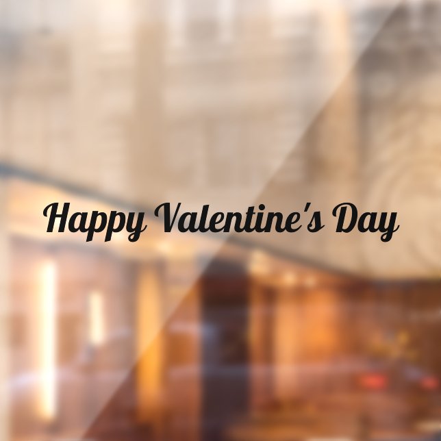 Vinilos Para Cristales Feliz Día de San Valentín (Hoja 2)