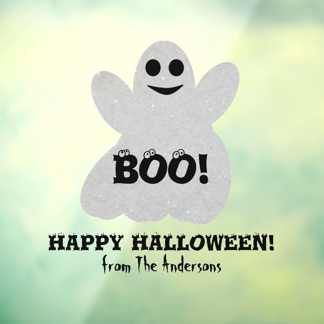 Vinilos Para Cristales Feliz Halloween Ghost Window Cling (Hoja 3)