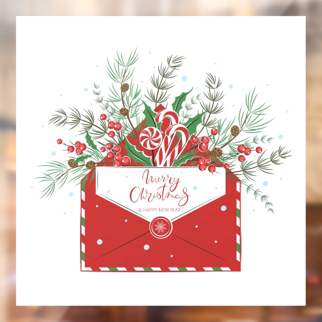 Vinilos Para Cristales Feliz Navidad (Hoja 2)