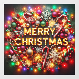 Vinilos Para Cristales Feliz Navidad