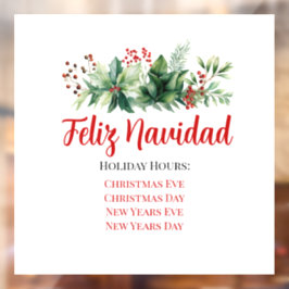 Vinilos Para Cristales Feliz Navidad